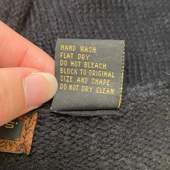 Yarnworks Petite Vintage Lambswool Pearl Sweater‎ Dress Size L - Picture 6 of 6